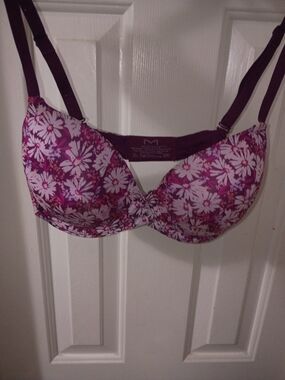 Maidenform Purple Floral Underwire Bra